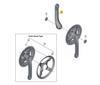 Shimano Left Crank 170mm Black for Y1R605100 FC-TY301