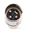 3 Pin XLR Male to 1 4  6.35mm Female Jack Audio Mic Adapter Connector 2 Pcs