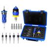 Adjustable Depth Stop Counterbore Drill Bit Set Countersink Drill Bit For Precise Woodworking 3.2mm To 4.8mm Tapered Bit