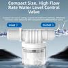 Torre valvola di controllo automatico del livello dell'acqua da 1/2" 3/4" con sfera galleggiante installata all'interno del serbatoio, ingresso e uscita senza spina.
