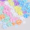 1 Set 3D Acrylic Flower for Nails Charms Summer Decoration Rhinestones Pearl Beads Parts Nail Supplies Accessories Mixed 3/6mm