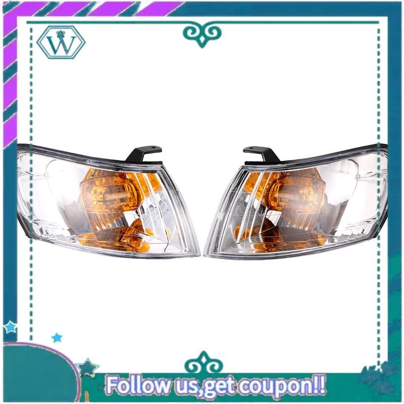 AA92-1 Pair Car Front Corner Lamp Light For Toyota Corolla AE100 AE101 E100 1993 1994 1995 1996 1997 Signal Lamp