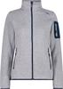 Куртка CMP Woman Fleece Jacket (3H14746) Куртка трикотажная меланжевая Fleece Jacket (3h14746-05et) opale-bianco