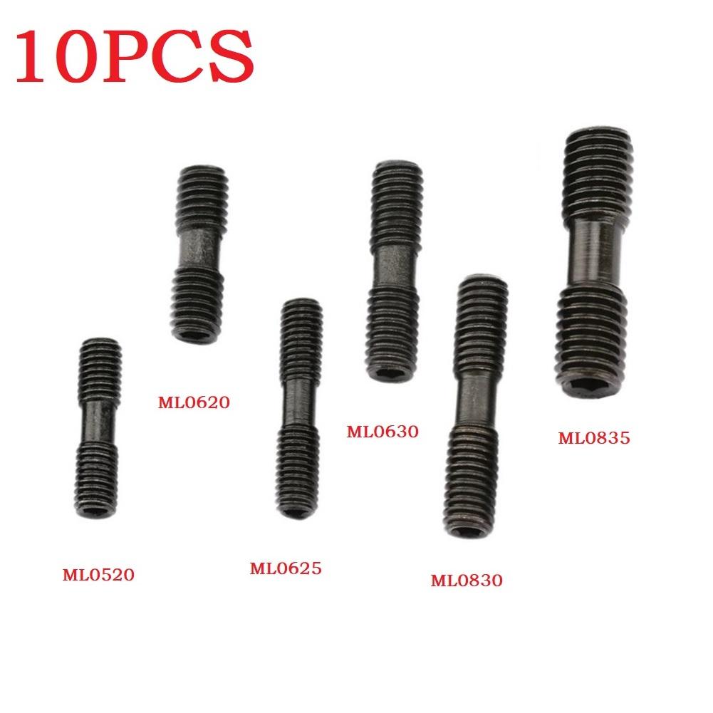 10 st klämskruvtillbehör skruvar reservdelar CNC-svarvverktyg för svarvverktygshållare sexkantshylsa ML0620 ML0625