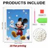 The Iconic Character of Disney Mickey Mouse in A Pearl Jigsaw Puzzle A Handmade Decorative Gift Suitable for Home Use