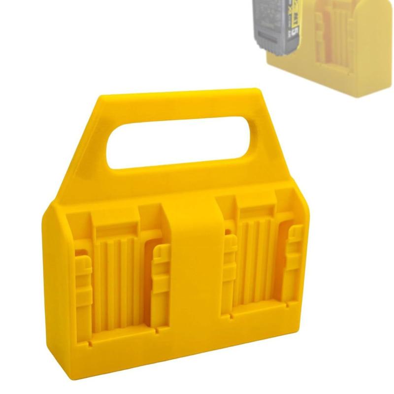 1Pcs Battery Holder Storage Rack For 14.4-18V Li-Ion Battery Dcb203 Dcb205, Wall Mount Battery Dock For Workbench