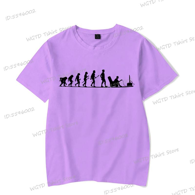 Evolution Gamer T-Shirt Funny Gift for Gamers Video Game T-Shirts for Men Crew Neck Funny Evolution Gamers Summer Tops Clothes