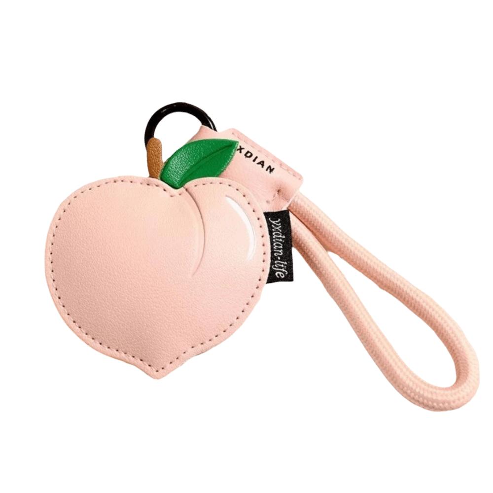 PU Leather Cherry Bag Pendant Cartoon Car Keyring Cute Bag Accessories  Backpack Decoration розовый