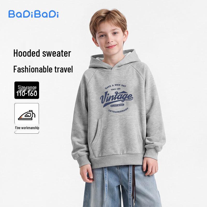 Kids' Trendy Hooded Pullover Sweatshirt