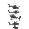 Apache Armed Helicopter Model Acoustooptic Military Aircraft Model Toy Ornament Gift FJ16