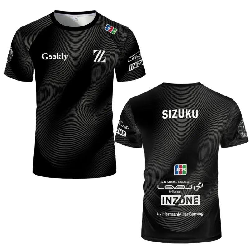 ZETA DIVISION Esports Team Jersey SITETAMPO Unisex Quick-drying and Breathable T-shirt Player Training Uniform Fan Gift Top