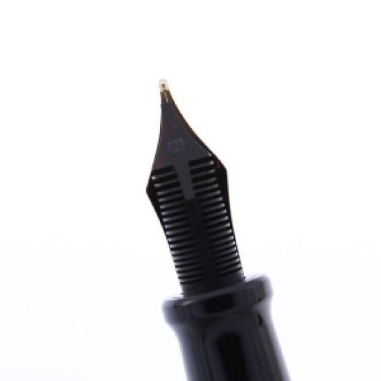 Used Aurora 88 Nebulosa Fountain Pen | Limited Edition | Broad Nib (B) | Italian Luxury Writing Instrument | Purple Resin with Sterling Silver Trim