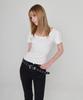 5OML Rivet Short Sleeve White