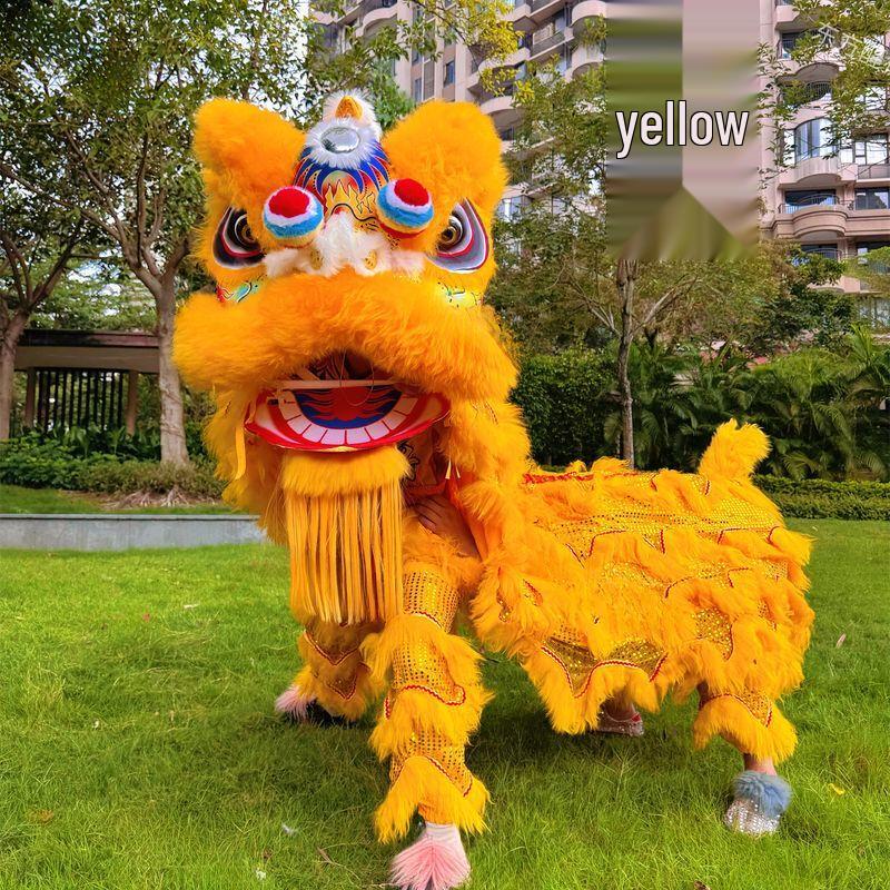 Adult Blinking Foam Lion Dance Set