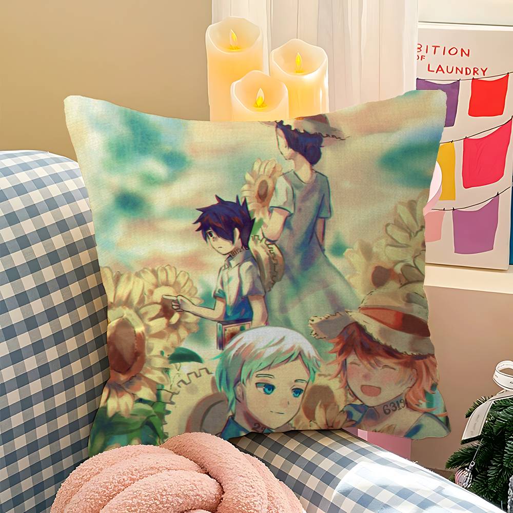 

Аниме Обещанный Неверленд Арт Подушка Наволочка Подушка Наволочка Гостиная Диван Домашний Декор На Заказ 12x12Inch