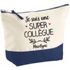 Makeup Bag - PLANETEE - Marilyne Super Colleague - Large Size - Cotton - HD Printing Made In France