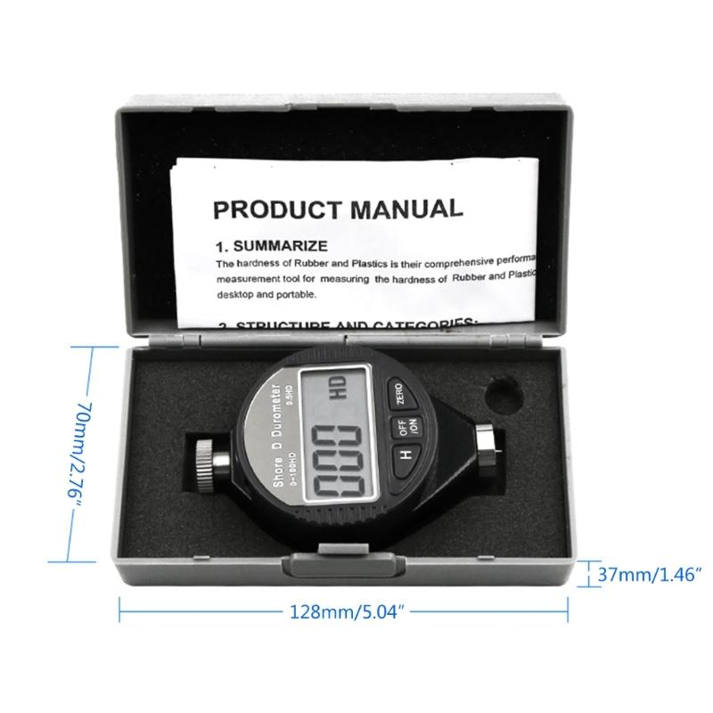 High Accuracy Portable HA HD HC Digital Display Tire Durometer Sclerometer Rubber Hardness Tester Meter Gauge Paragraph