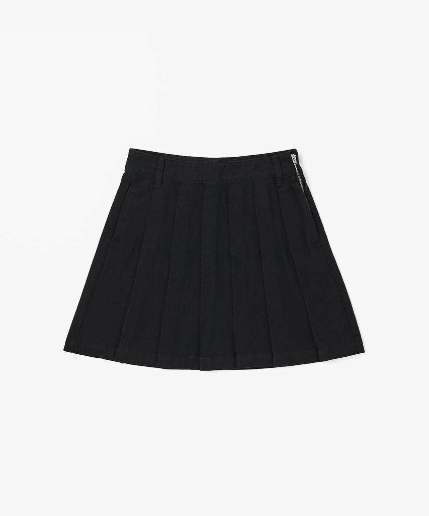 PLAC WOMEN Low-Rise Pleated Skirt Black