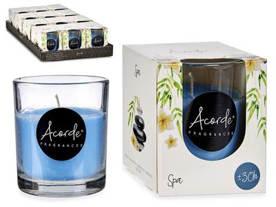Scented Candle In Glass Aromatic Air Freshener Spa Scent Home