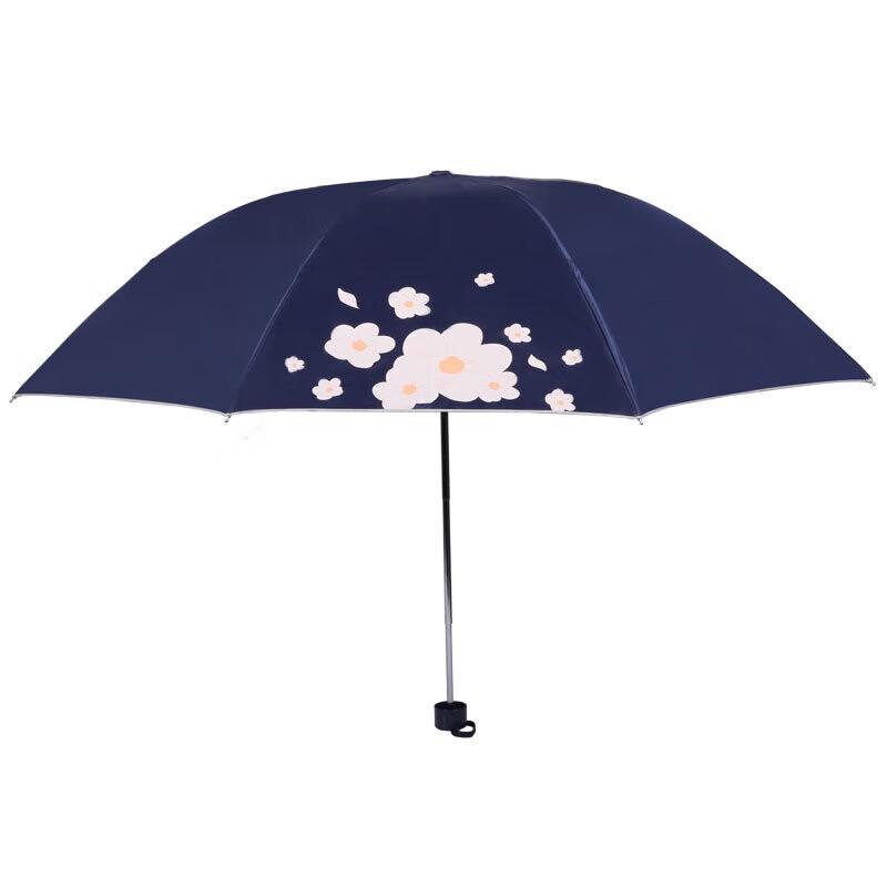 Heaven Flower Qin Miyu Anti-UV Three-Fold Sun & Rain Umbrella