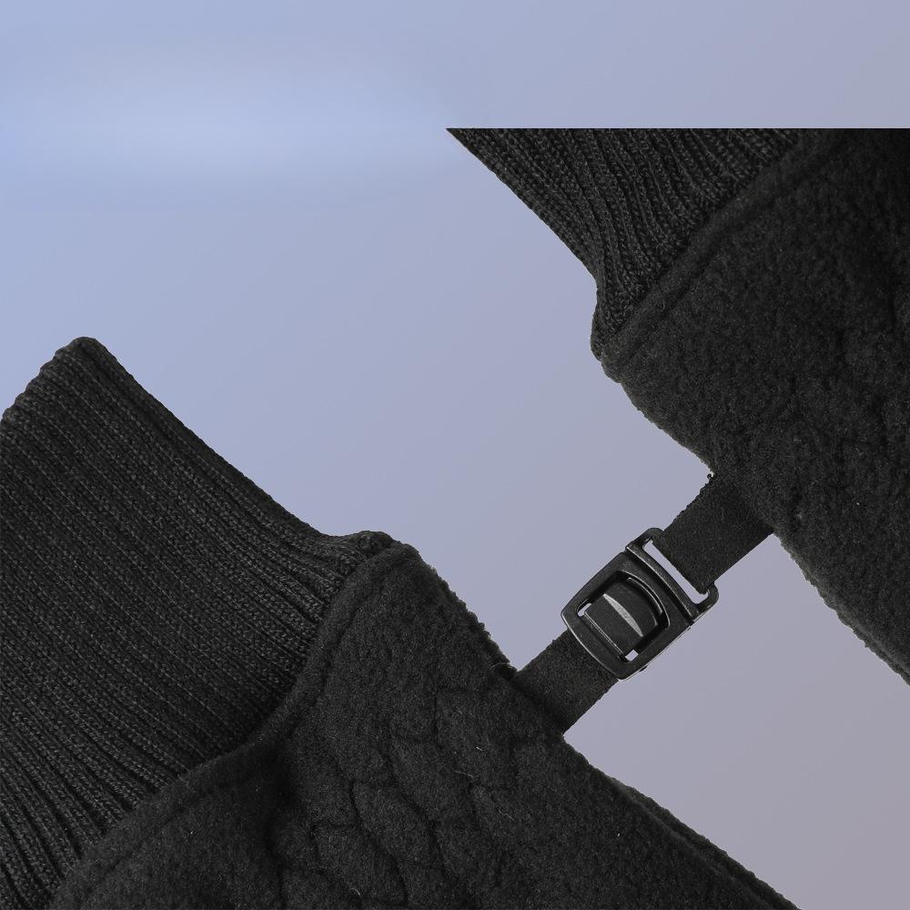 Warm Gloves for Men Thickened Windproof Waterproof and Fleece Outdoor Driving and Cycling Sports Autumn and Winter Fleece Gloves