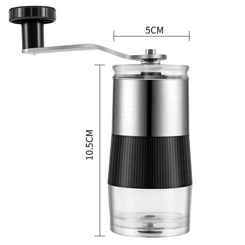 Mini Manual Coffee Grinder Portable Mill Pepper Grinder Ceramic Core Removable Washable for Outdoor Italian Coffee Machine
