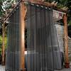 1pz Tenda Traslucida Impermeabile da Esterno Tenda Leggera Antipioggia Schermo per Gazebo da Giardino Tettoia Finestra Protezione Privacy Tenda