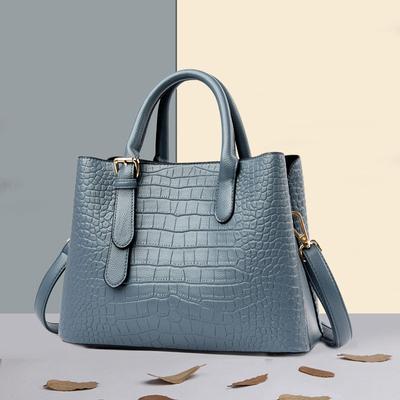 Ladies' Shoulder Bag Crocodile Pattern Bag New European and American Trendy Commuter Large Capacity Women's Bag Handbag