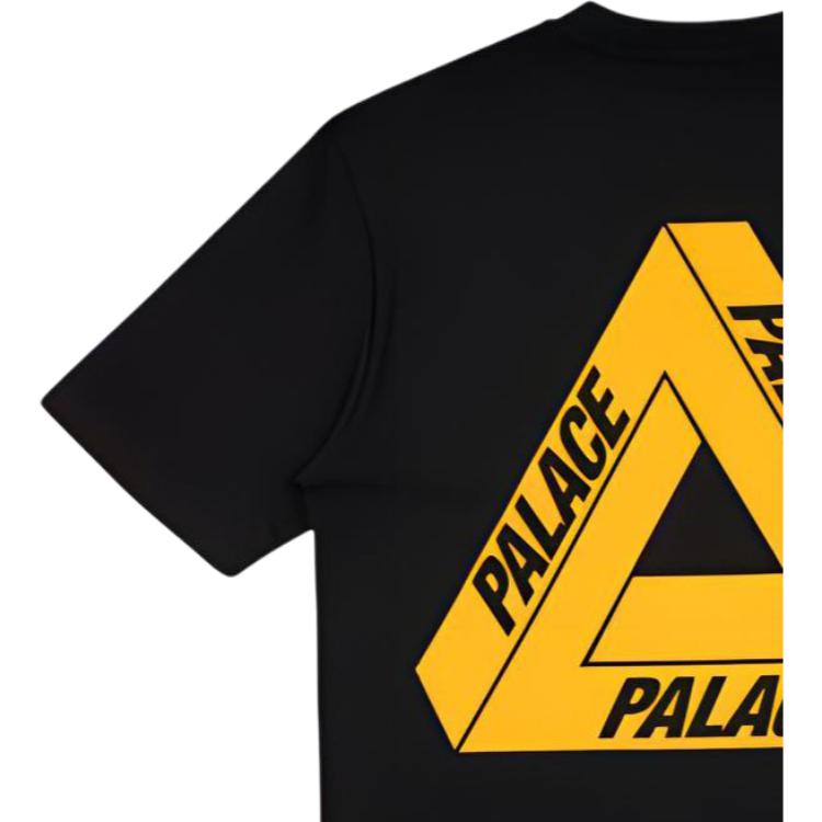 Palace Tri-To-Help Charity Limited Edition Orange Triangle Short Sleeve T-Shirt Unisex Tops Black P18TS236