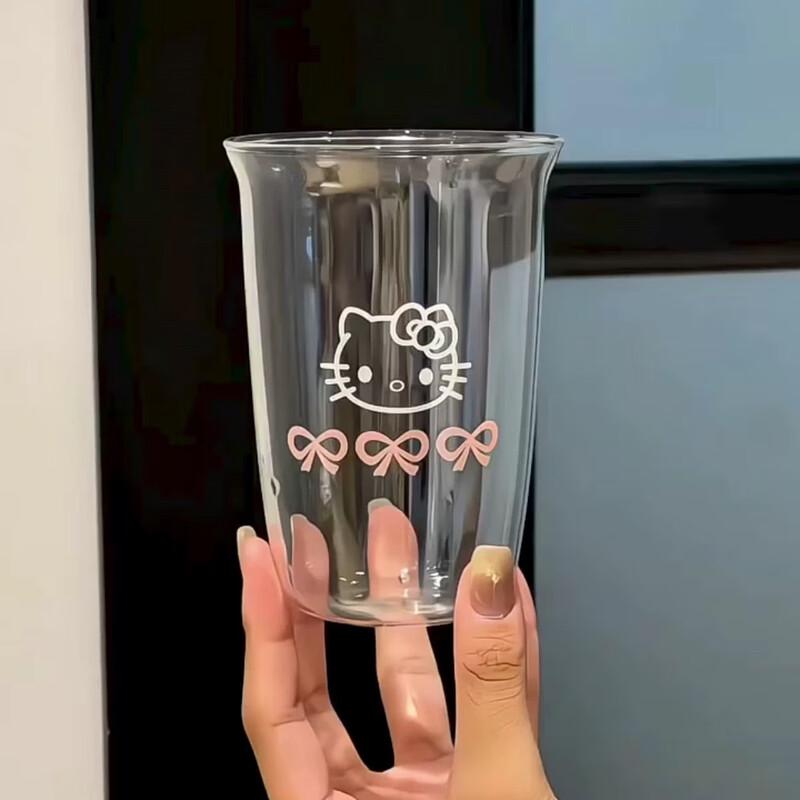 Стеклянная кружка для латте Hello Kitty от Shangqi