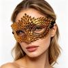 Crystal Venetian Mask Crowned Half Facepiece Carnival Visor Party Eyemask  Mardi Gras