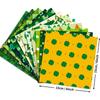 DIY12 Sheets/package of Small Flower St. Patrick's Day Material Paper Handbook Clipping Packaging Diy Material Paper
