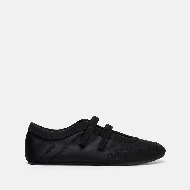 Fashion Low Top Shoes Four Seasons New Round Head Shallow Mouth Splicing Soft Sole Anti-slip Wear-resistant Flat Sports Shoes