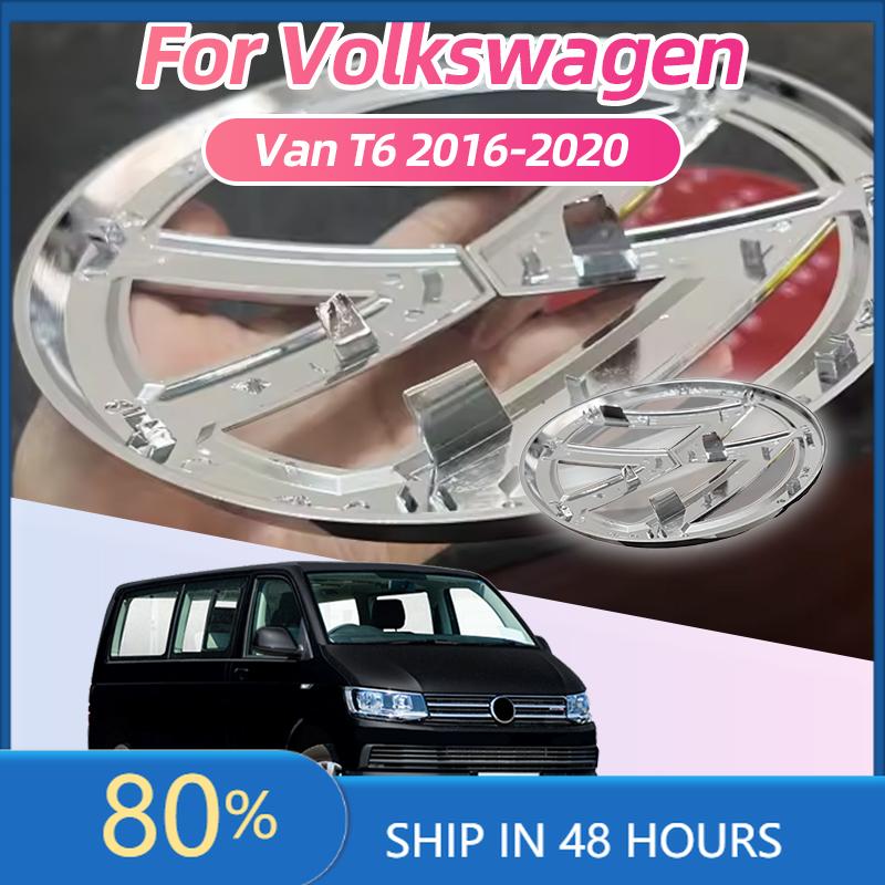BGD1 2026 Hot For VOLKSWAGEN VW 2pc 178mm/130mm Replace Car Front Rear Badge Emblem Grille Trunk Lid logo Car Stickers For Multivan T