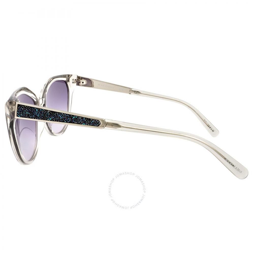 Guess By Marcian Gradient Blue Cat Eye Ladies Sunglasses Gm0804 20w 56