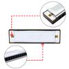 10 Holes 20 Tone Diatonic Blues Harmonica Key of C with Case for Beginner Children Silver