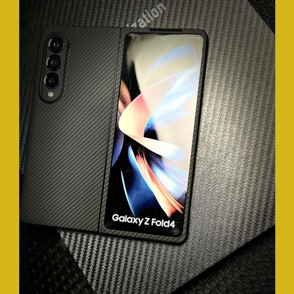 Suitable for Samsung W25 Mobile Phone Case Magnetic Suction Zfold5 Ultra-thin Anti-drop Kevlar Aramid Fiber Protective Case W25