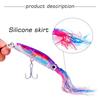 8pcs Fishing Lure Big Fishing Hook Bait Octopus Shape for Seawater Freshwater Fishing