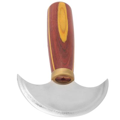 High Speed Steel DIY Leather Craft Trim Tool Leather Round Knife for Cutting, Trimming