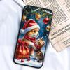Christmas Cartoon Cat Art For Motorola G85 Edge 50 G24 G35 G14 G04 40 G72 G34 G G54 G13 G32 5G Black Phone Case