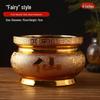 Ceramic Indoor Incense Burner for Buddhist Offerings - Small Holder for Living Room or Buddhist Hall.
