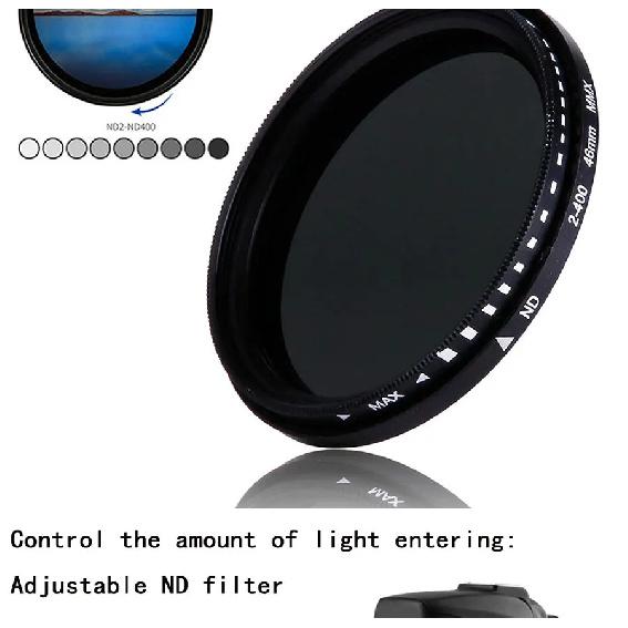 ERIKOLE Universal HD UV Lens Filter - 37 40.5 43 46 49 52 55 58 62 67 72 77 82 mm for DSLR SLR Camera UV Protector Filter