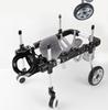 Four-Wheel Dog Wheelchair Rear Leg Support Mobility Aid for Disabled Pets Canine Rehabilitation Walker Adjustable Dog Trainings