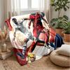 Cristiano Ronaldo Printed Flannel Blanket Skin Friendly Warm Decorative Throw for Indoor Couch Bed Daily Use