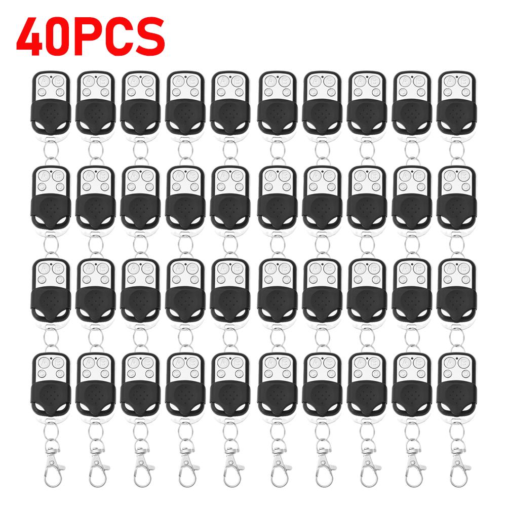 50pcs Smart Copy Duplicator 433mhz Remote Control Controller 4 Button Electric Gate Garage Door Opener Universal Remote Cloning