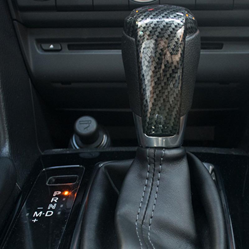 For Mazda CX-3 CX3 2017 2018 Car Styling Body Cover Shift Knob Head Control Lamp Trim Gear Frame Hoods 1PCs