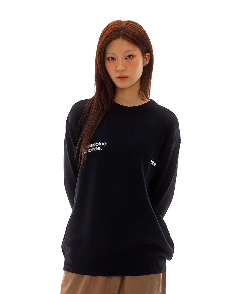 Maidibbeullumemolijeu (Nt) Mm Symbol Logo Knit (Black)