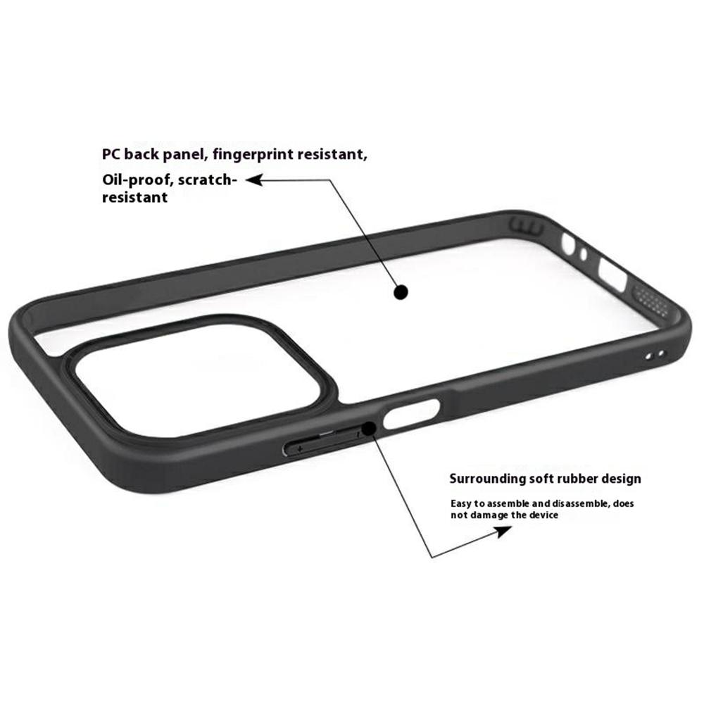 For Xiaomi Redmi 15C 4G (EU) (173mm) Case Shockproof PC+TPU Clear Back Phone Cover