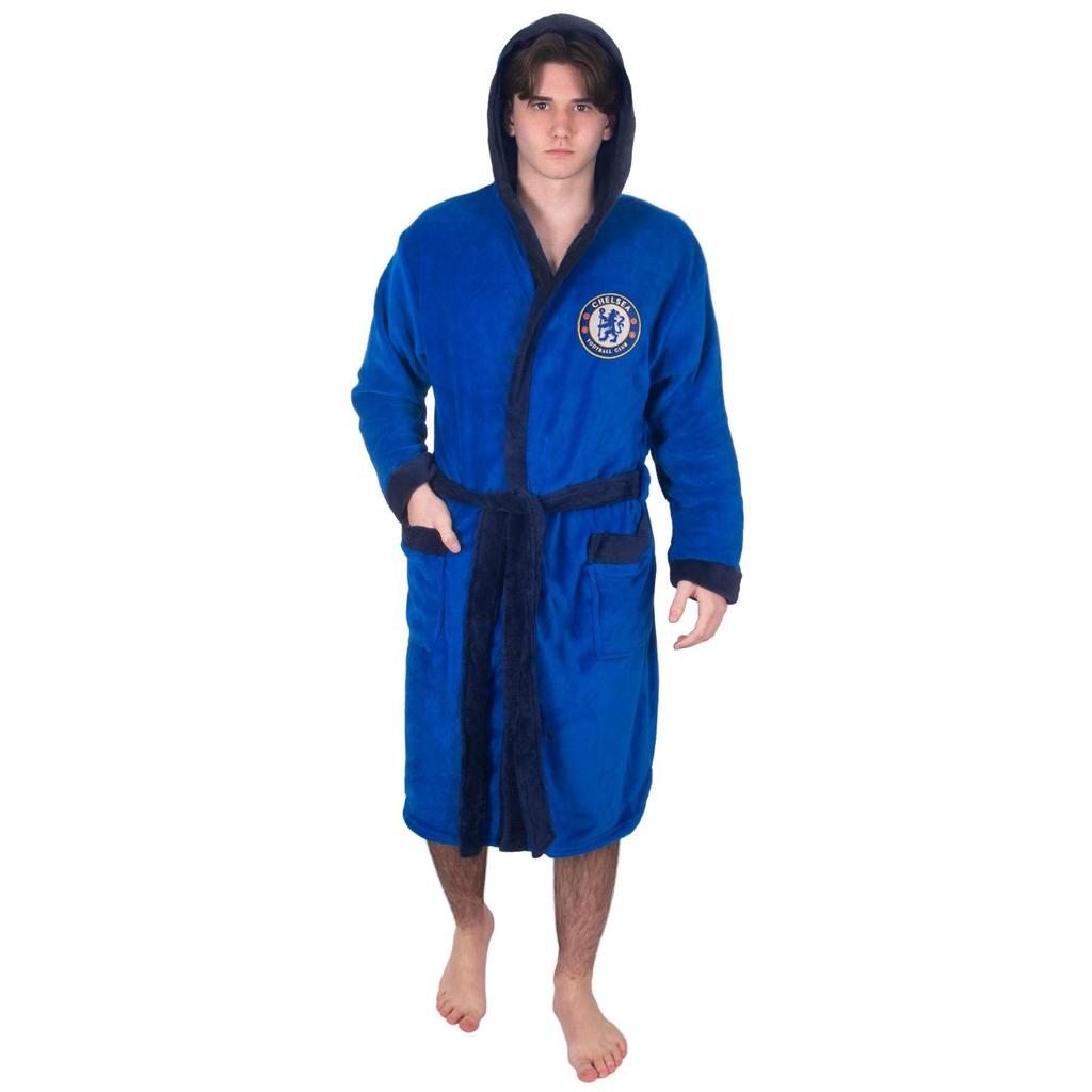 Chelsea Mens Crest Fleece Dressing Gown