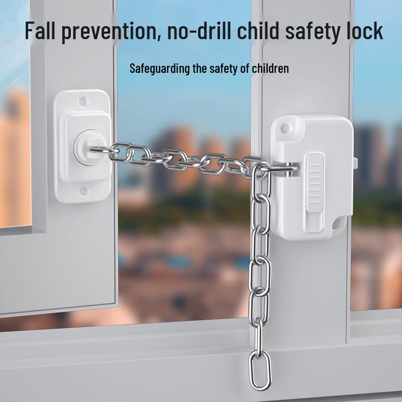Multifunctional Child Safety Lock for Windows and Sliding Doors